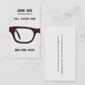 Carte De Visite Lunettes ophtalmiques (Devant / Derrière)