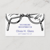 Carte De Visite Lunettes Optique Vision (Devant)