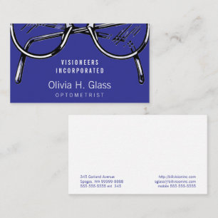 Carte De Visite Lunettes Optique Vision