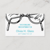 Carte De Visite Lunettes Optique Vision (Devant)
