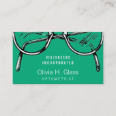 Carte De Visite Lunettes Optique Vision (Devant)