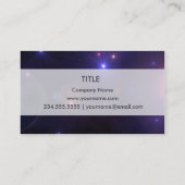 Carte De Visite L'univers tient le premier rôle la citation (Dos)