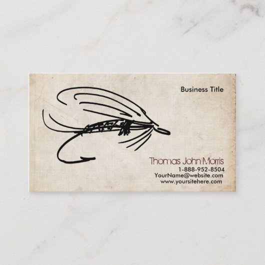 Carte De Visite Lure de vol Abstrait (Devant)