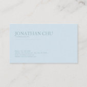 Carte De Visite Lush White Hydrangea Flower Misty Mountain Forest (Dos)