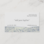 Carte De Visite Luster argenté (Dos)