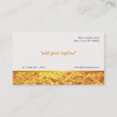 Carte De Visite Luster or (Dos)