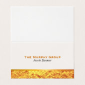 Carte De Visite Luster or (Extérieur déplié)