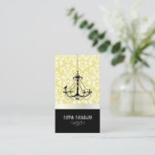 Carte De Visite Lustre + damas baroque /perle + citron vert (Debout devant)