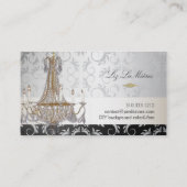 Carte De Visite Lustre en cristal PixDezines/do-it-yourself couleu (Dos)