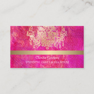 Carte De Visite lustre en cristal PixDezines/effets aquarelle