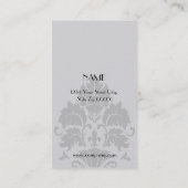 Carte de visite Lustre-gris de damassé (Top10) (Dos)