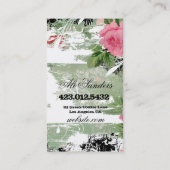 Carte De Visite Lustre minable de jardin de CHROMATOGRAPHIE (Dos)