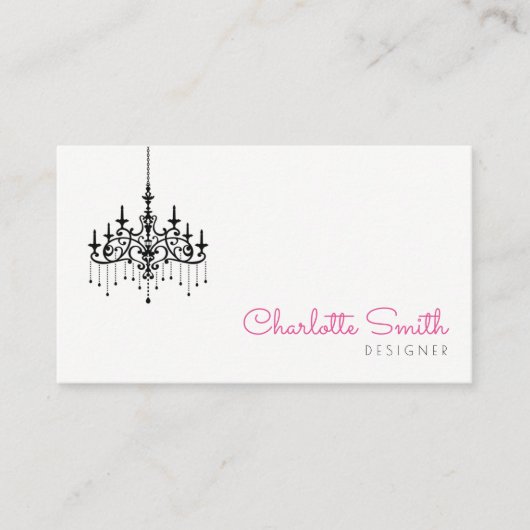 Carte De Visite Lustre moderne (Devant)
