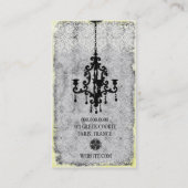 Carte De Visite Lustre Passionné - gris de la CHROMATOGRAPHIE (Dos)