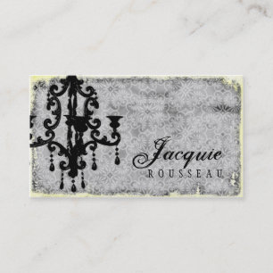 Carte De Visite Lustre Passionné - gris de la CHROMATOGRAPHIE
