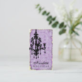 Carte De Visite Lustre Passionné - pourpre pâle de la (Debout devant)