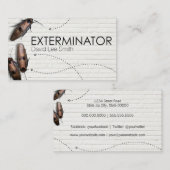 Carte De Visite Lutte antiparasitaire (Devant / Derrière)