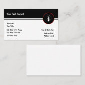 Carte De Visite Lutte Antiparasitaire Et Extermination (Devant / Derrière)