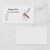 Carte De Visite Lutte antiparasitaire - Moustique drôle (Devant / Derrière)