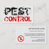 Carte De Visite Lutte antiparasitaire rustique (Devant / Derrière)