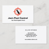 Carte De Visite Lutte contre la termite des parasites / Terminus d (Devant / Derrière)