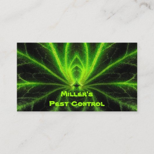 Carte De Visite Lutte contre les parasites (Devant)