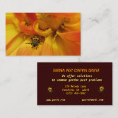 Carte De Visite Lutte contre les parasites de jardin (Devant / Derrière)