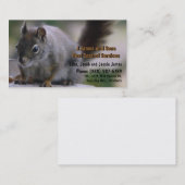 Carte De Visite Lutte contre les parasites d'exterminateur de (Devant / Derrière)