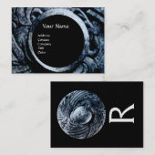 Carte De Visite LUTTER CONTRE LES GRIFFINS MONOGRAM noir blanc gri (Devant / Derrière)