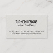 Carte De Visite Lux / Boutique (Dos)