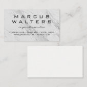 Carte De Visite Lux de marbre moderne (Devant / Derrière)