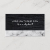 Carte De Visite Lux Elegant Velvet and Marble Trim (Devant)