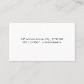 Carte De Visite Lux Elite Professionnel (Dos)