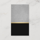 Carte De Visite Lux Executive / Parties scintillant Black / Gold B (Dos)