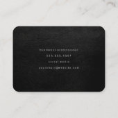 Carte De Visite Lux Faux Gold Marques Artistiques Cuir Imprimer (Dos)