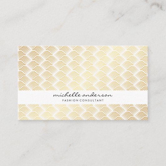 Carte De Visite Lux Gold Weaver (Devant)
