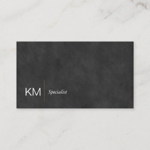 Carte De Visite Lux noir   exécutif   Minimal simple