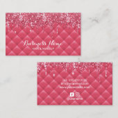 Carte De Visite Lux Parties scintillant Lux Roses Filles Lux Lux S (Devant / Derrière)