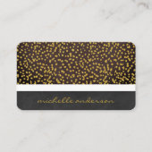 Carte De Visite Lux Texture et Gold Speck Motif II (Devant)