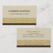 CARTE DE VISITE :: luxe 6L (Devant / Derrière)