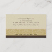 CARTE DE VISITE :: luxe 6L (Dos)