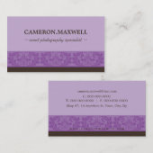 CARTE DE VISITE :: luxe 8L (Devant / Derrière)