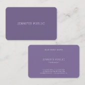 Carte De Visite Luxe à la mode professionnel de modèle moderne (Devant / Derrière)