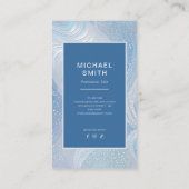 Carte de visite Luxe Carrée – Professionnelle (Dos)