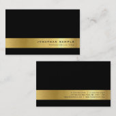 Carte De Visite Luxe créatif élégant de finition de perle de (Devant / Derrière)