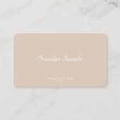 Carte De Visite Luxe créatif simple élégant professionnel (Devant)