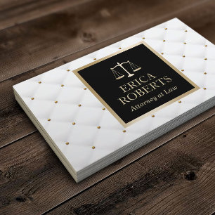 Carte De Visite Luxe d'avocat d'avocat piqué