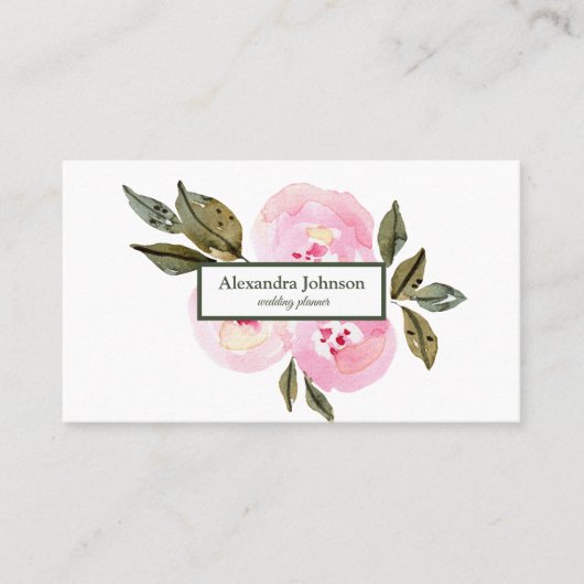 Carte De Visite Luxe de la feuille d'or moderne chic (Devant)