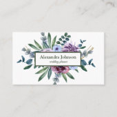 Carte De Visite Luxe de la feuille d'or moderne chic (Devant)