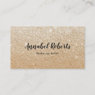 Carte de visite Luxe de parties scintillantes d'or